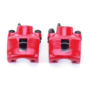Ford Crown Victoria Brake Calipers - Rear - PowerStop - Powder Coated - Red - `96-`02