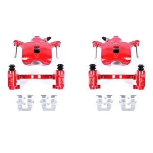 Buick Allure Brake Calipers (2) - Rear - PowerStop - Powder Coated - Red - `08-`09