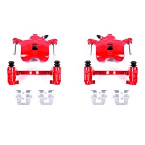 Buick Allure Brake Calipers (2) - Rear - PowerStop - Powder Coated - Red - `08-`09