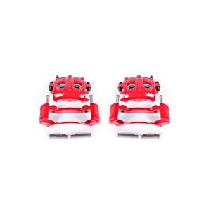 Ford Expedition Brake Calipers - Front - PowerStop - Powder Coated - Red - `97-`02 Ford Expedition Brake Calipers - Front - PowerStop - Powder Coated - Red - `97-`02