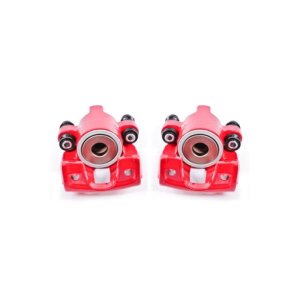Ford Expedition Brake Calipers - Rear - PowerStop - High-Temp Powder Coated - Red - `97-`02