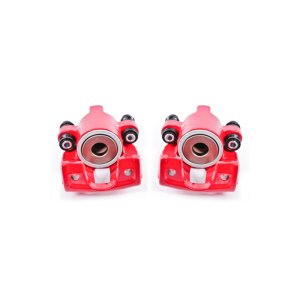 Ford Expedition Brake Calipers - Rear - PowerStop - High-Temp Powder Coated - Red - `97-`02