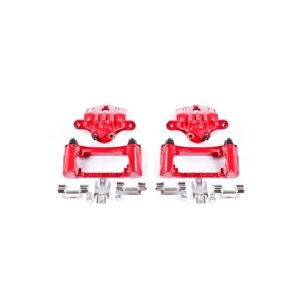 Chevrolet Camaro Brake Calipers - Rear - PowerStop - Red Powder Coated - Red - `98-`02 Chevrolet Camaro Brake Calipers - Rear - PowerStop - Red Powder Coated - Red - `98-`02