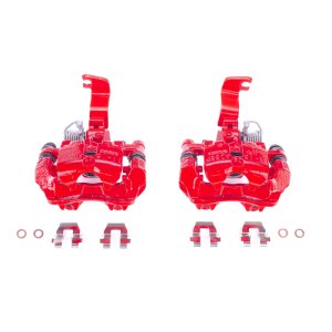 Buick Park Avenue Brake Calipers - Rear - PowerStop - Powder Coated - Red - `03-`05