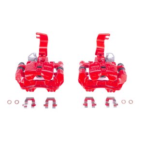 Buick Park Avenue Brake Calipers - Rear - PowerStop - Powder Coated - Red - `03-`05