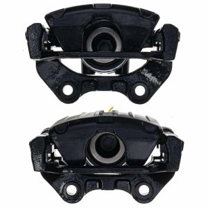 Cadillac DeVille Brake Calipers - Rear - PowerStop - Powder Coated - Black - `00-`02