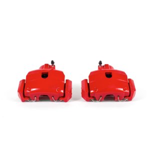 Ford Escape Brake Calipers - Front - PowerStop - Powder Coated - Red - `01-`07