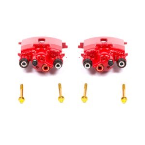 Chrysler PT Cruiser Brake Calipers - Rear - PowerStop - Floating Caliper without Bracket - Red - `01-`10