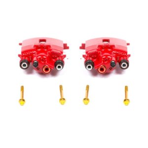 Chrysler PT Cruiser Brake Calipers - Rear - PowerStop - Floating Caliper without Bracket - Red - `01-`10