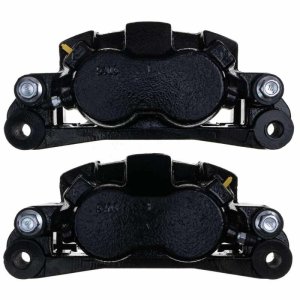 Ford Excursion Brake Calipers - Front - PowerStop - Powder Coated - Black - `00-`05