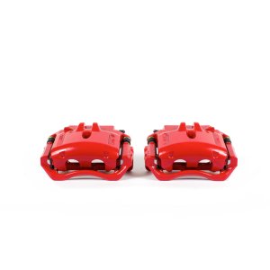 Ford Thunderbird Brake Calipers - Front - PowerStop - Powder Coated - Red - `02-`05