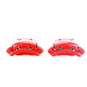 Dodge Ram 2500 Brake Calipers - Rear - PowerStop - Powder Coated - Red - `01-`02 Dodge Ram 2500 Brake Calipers - Rear - PowerStop - Powder Coated - Red - `01-`02
