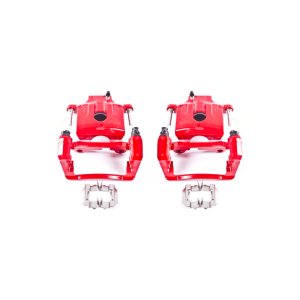 Buick Rainier Brake Calipers - Rear - PowerStop - Powder Coated - Red - `04-`07