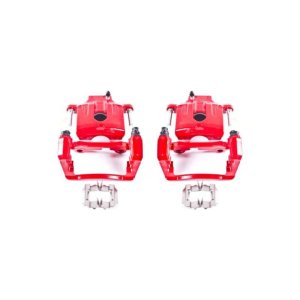Buick Rainier Brake Calipers - Rear - PowerStop - Powder Coated - Red - `04-`07 Buick Rainier Brake Calipers - Rear - PowerStop - Powder Coated - Red - `04-`07