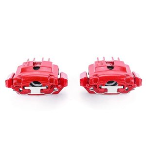 Ford Expedition Brake Calipers (2) - Rear - PowerStop - Floating Caliper with Bracket - Red - `03-`06