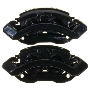 Dodge Ram 1500 Brake Calipers - Front - PowerStop - Powder Coated - Black - `02-`05