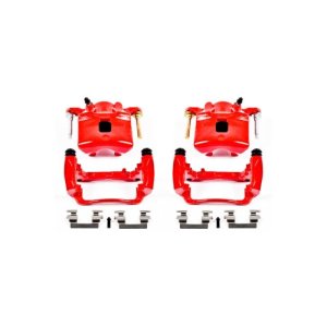 Chevrolet Cobalt Brake Calipers - Front - PowerStop - Powder Coated - Red - 2007