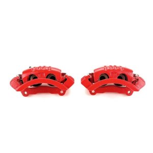Dodge Ram 1500 Brake Calipers (2) - Rear - PowerStop - Powder Coated - Red - `06-`08