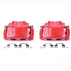 Ford Five Hundred Brake Calipers - Front - PowerStop - Powder Coated - Red - `05-`07