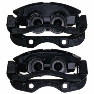 Cadillac Escalade Brake Calipers - Rear - PowerStop - Powder Coated - Black - `03-`06