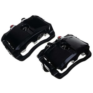 Cadillac Escalade Brake Calipers - Rear - PowerStop - Powder Coated - Black - `03-`06