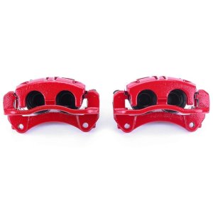 Chevrolet Equinox Brake Calipers - Front - PowerStop - Powder Coated - Red - `05-`06