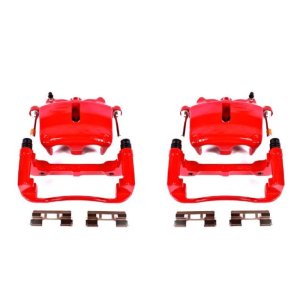 Ford F-150 Brake Calipers - Front - PowerStop - Powder Coated - Red - `05-`08