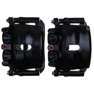 Ford F-150 Brake Calipers (2) - Front - PowerStop - Powder Coated - Black - `05-`08