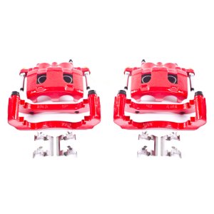 Buick Lucerne Brake Calipers - Front - PowerStop - High-Temp Powder Coated - Red - `06-`11