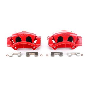 Jeep Commander Brake Calipers - Front - PowerStop - Powder Coated - Red - `06-`10