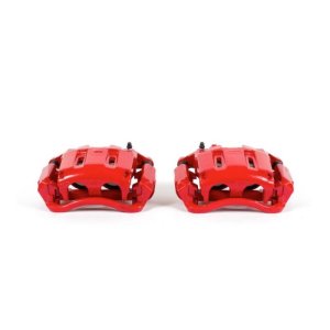 Ford F-350 Super Duty Brake Calipers - Front - PowerStop - High-Temp Powder Coating - Red - `05-`12 Ford F-350 Super Duty Brake Calipers - Front - PowerStop - High-Temp Powder Coating - Red - `05-`12