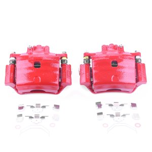 Ford Fusion Brake Calipers - Front - PowerStop - Powder Coated - Red - `06-`12