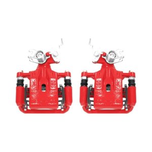 Ford Fusion Brake Calipers - Rear - PowerStop - Powder Coated - Red - `06-`12