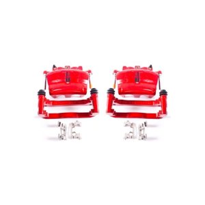 Buick Enclave Brake Calipers - Front - PowerStop - Powder Coated - Red - `08-`16