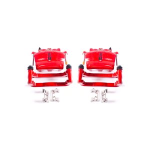 Buick Enclave Brake Calipers - Front - PowerStop - Powder Coated - Red - `08-`16