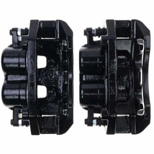 Dodge Dakota Brake Caliper (2) - Front - PowerStop - Black Powder Coated - Black - `05-`08