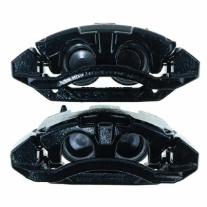 Dodge Ram Brake Caliper (2) - Front - PowerStop - Black Powder Coated - Black - `06-`08