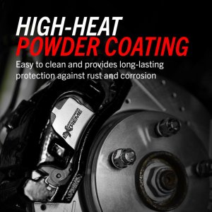 Dodge Challenger Brake Calipers - Front - PowerStop - Black Powder Coated Caliper - Black - `12-`17