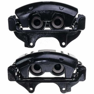 Dodge Caliber Brake Calipers (2) - Front - PowerStop - High-Temp Black Powder Coated - Black - `08-`09