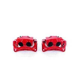 Ford Edge Brake Calipers - Front - PowerStop - Powder Coated - Red - `07-`10