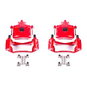 Buick Allure Brake Calipers - Front - PowerStop - Powder Coated - Red - `05-`09