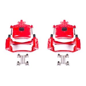 Buick Allure Brake Calipers - Front - PowerStop - Powder Coated - Red - `05-`09