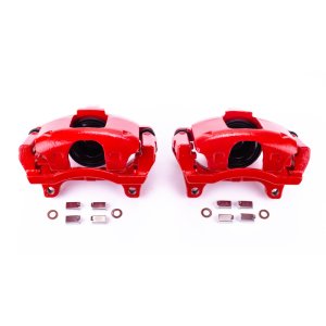 Dodge Journey Brake Calipers - Front - PowerStop - High-Temp Powder Coated - Red - `09-`12
