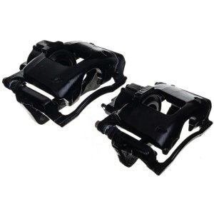 Chrysler Town & Country Brake Calipers - Front - PowerStop - Powder Coated - Black - `08-`16