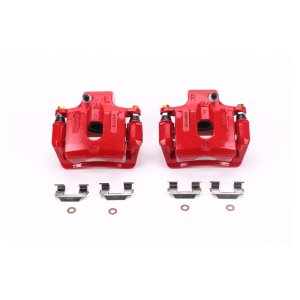 Buick Enclave Brake Calipers - Rear - PowerStop - High-Temp Powder Coated - Red - `08-`16