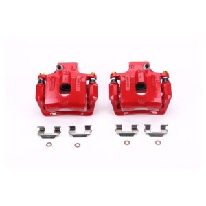 Buick Enclave Brake Calipers - Rear - PowerStop - High-Temp Powder Coated - Red - `08-`16