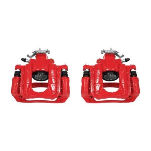 Chrysler Town & Country Brake Calipers - Rear - PowerStop - Powder Coated - Red - `08-`16
