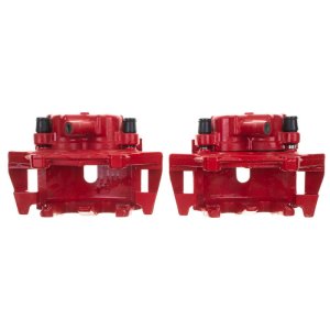 Chrysler Crossfire Brake Calipers - Front - PowerStop - Powder Coated - Red - `05-`06