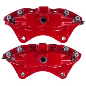Cadillac CTS Brake Calipers - Rear - PowerStop - Red Powder Coated - Red - `09-`15