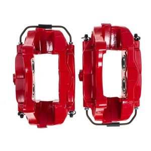 Cadillac CTS Brake Calipers - Rear - PowerStop - Red Powder Coated - Red - `09-`15